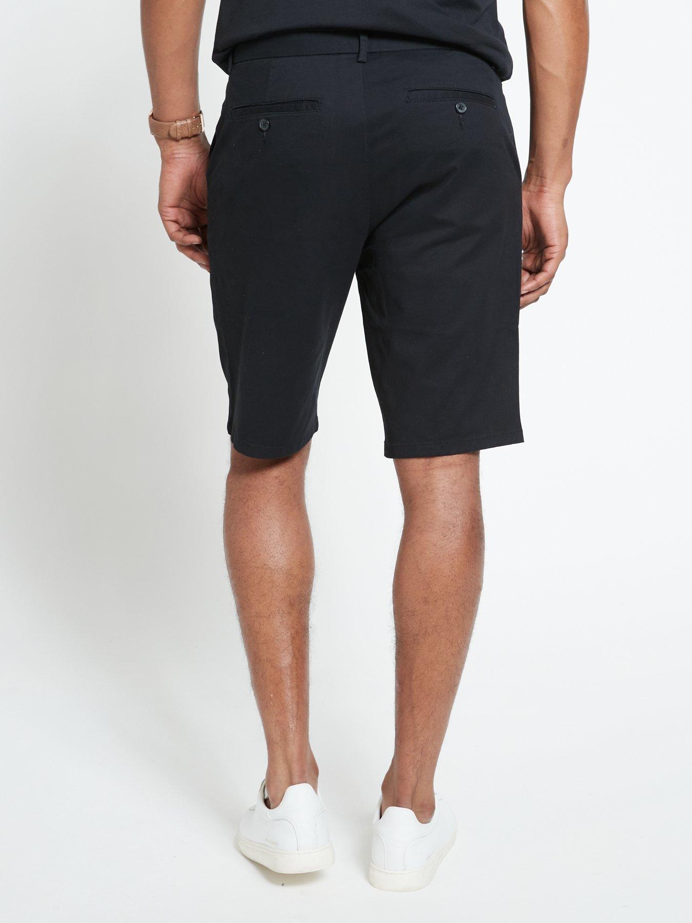 Mens chino best sale shorts elasticated waist