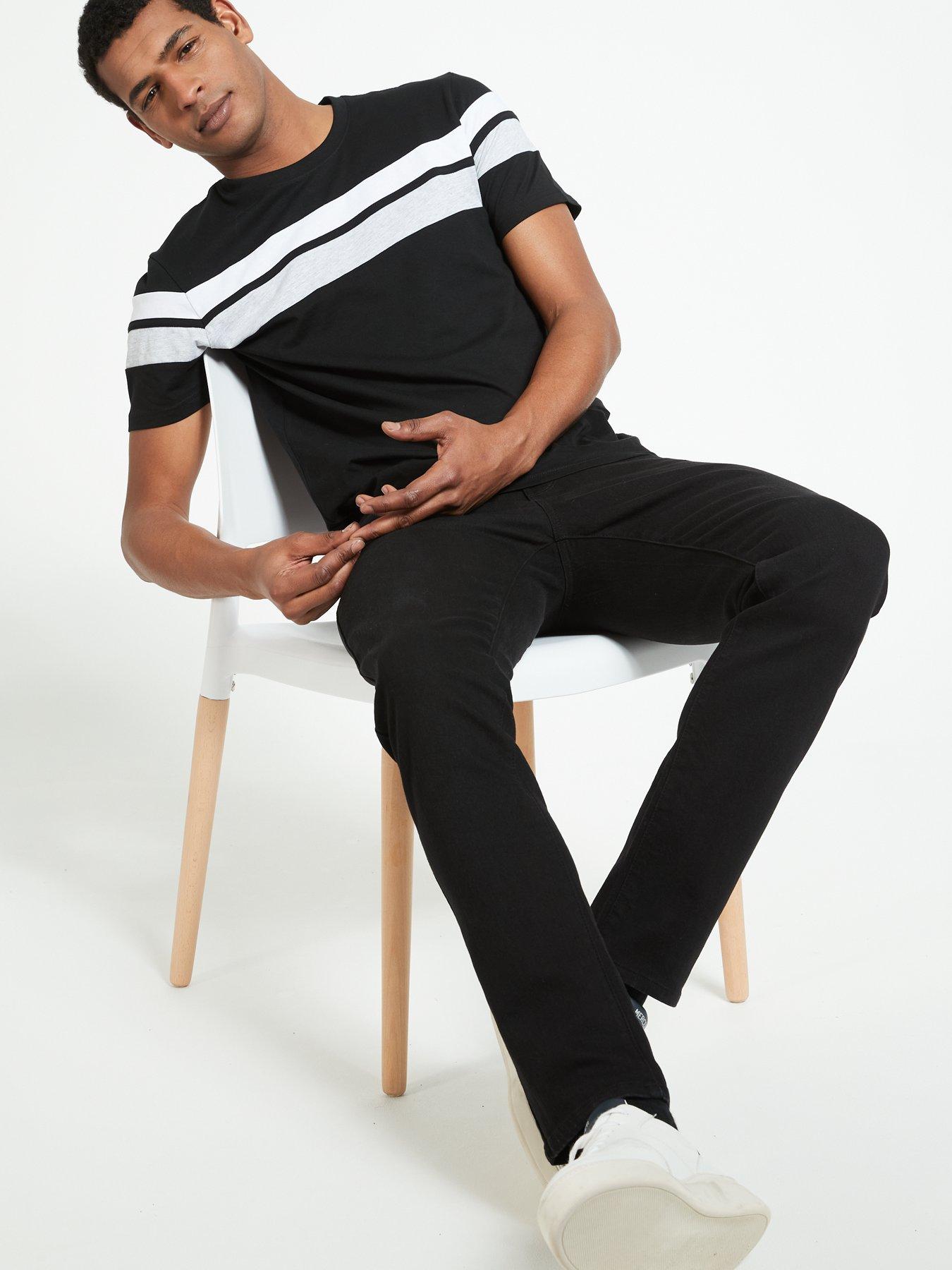  image of everyday-stretch-slim-leg-jeans--nbspblack