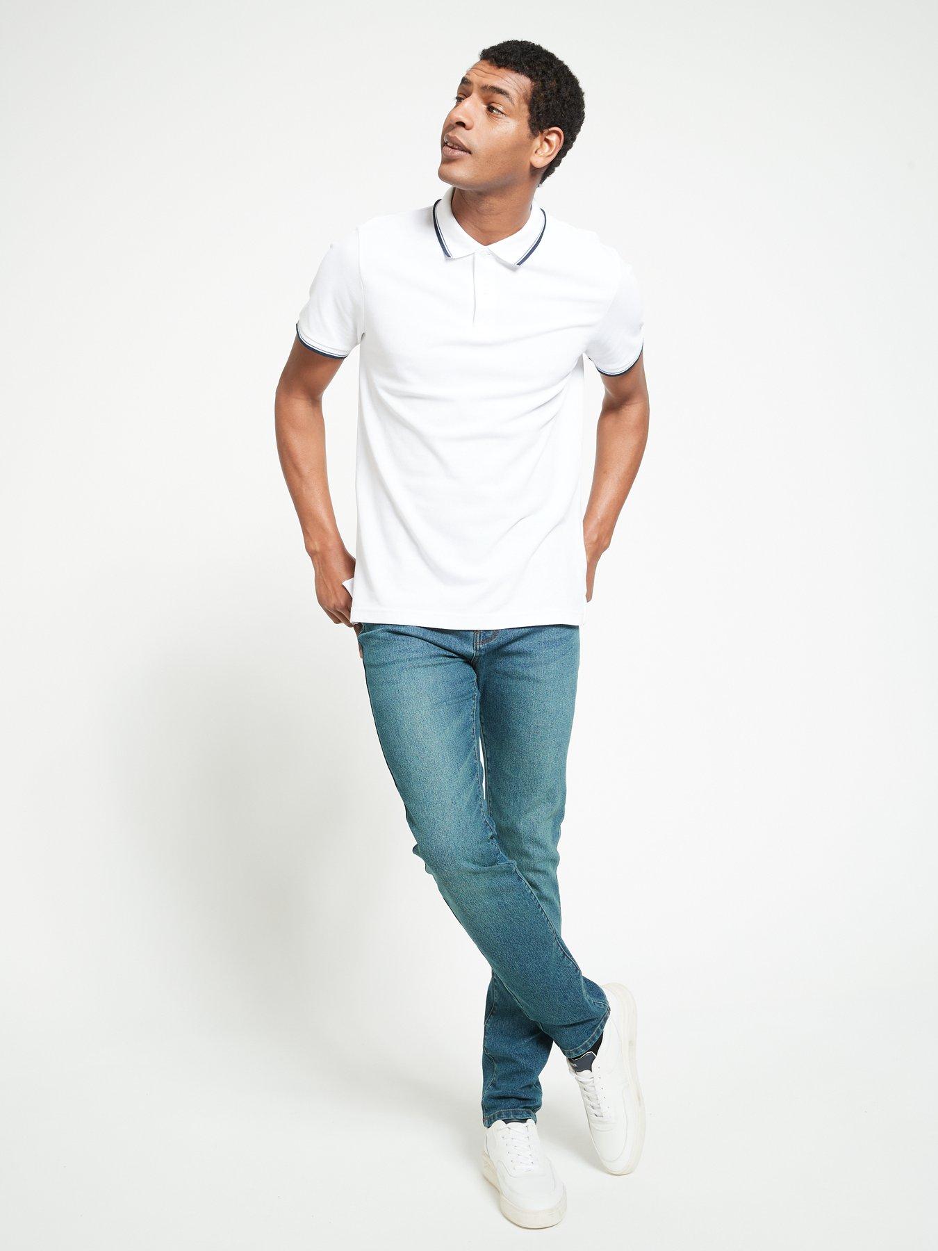  image of everyday-stretchnbspslim-green-tint-jeans-bluenbsp