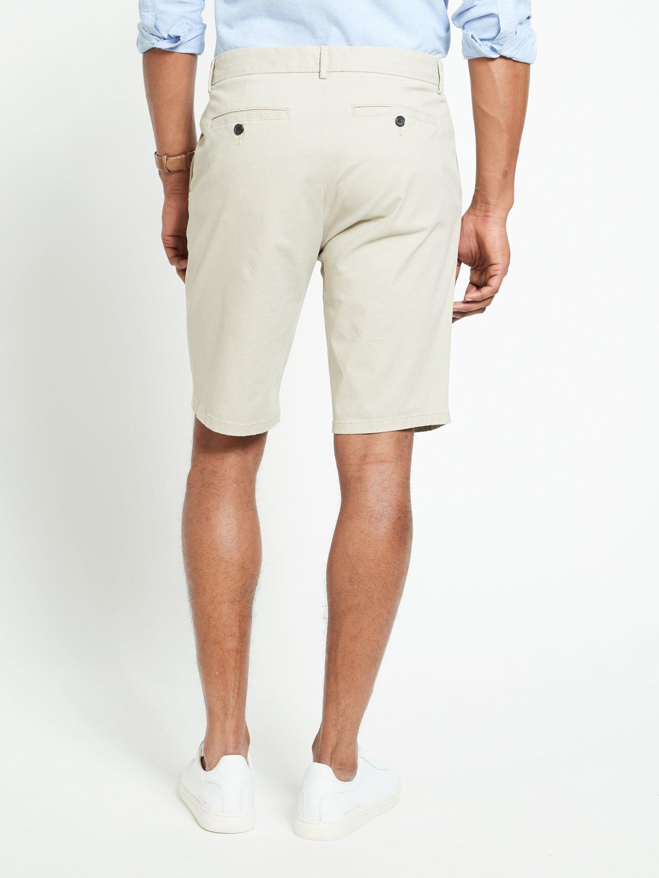 stillFront image of everyday-stretch-chino-shorts-stone