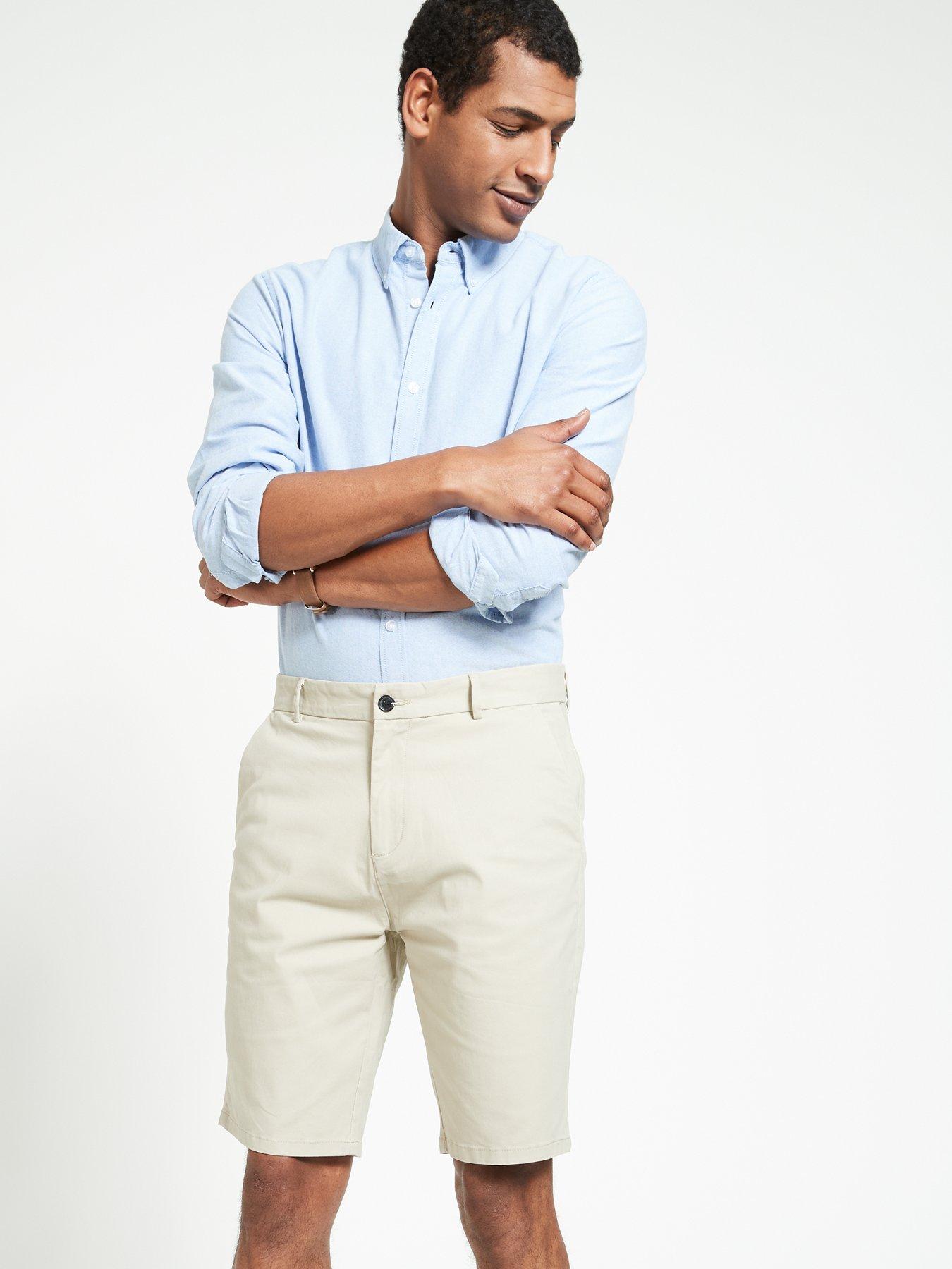  image of everyday-stretch-chino-shorts-stone