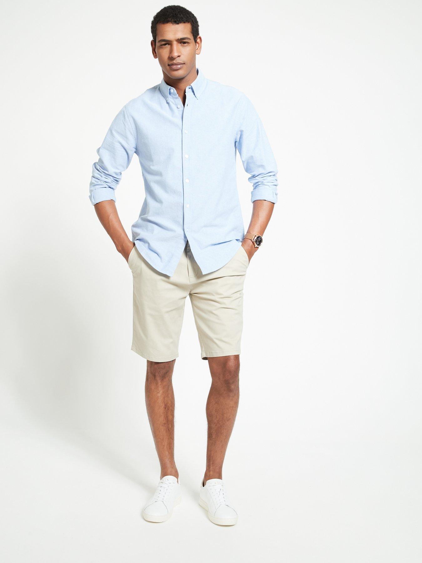  image of everyday-stretch-chino-shorts-stone