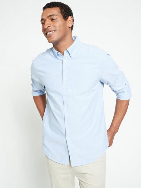 everyday-long-sleeve-button-down-oxford-shirt-chambray-blue