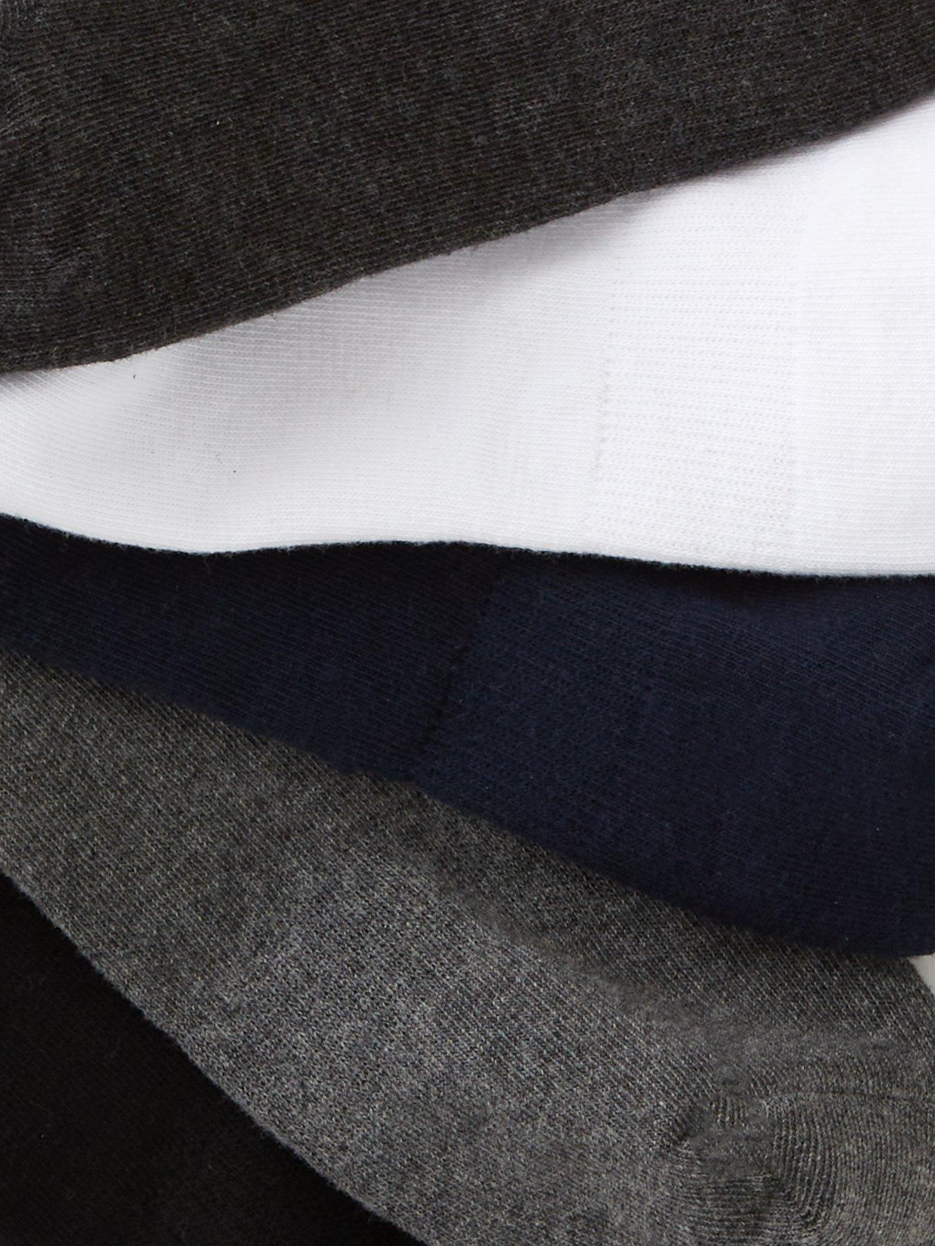  image of everyday-invisible-socks-5-pack-multi