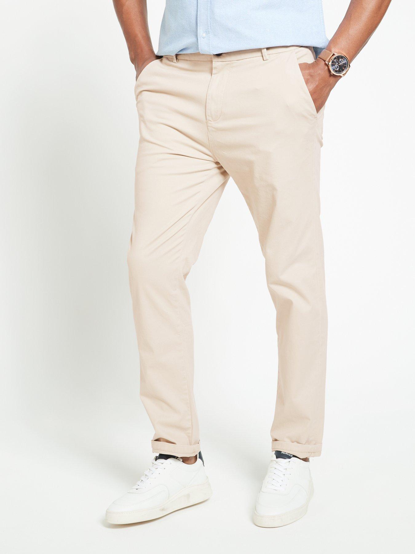 BOSS Chinos KANE regular tapered fit in beige