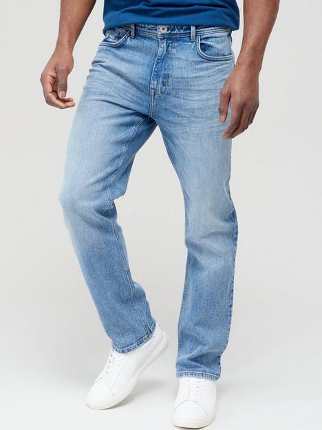 very-man-premium-straight-leg-stretch-jeans--nbsplight-bluenbsp
