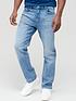  image of very-man-premium-straight-leg-stretch-jeans--nbsplight-bluenbsp