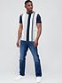  image of very-man-premium-straightnbspstretch-jeans-mid-blue