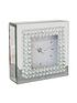  image of hestia-mirror-glass-mantel-clock-with-crystal-border