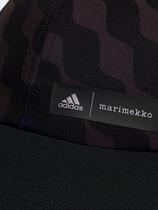 back image of adidas-marimekko-aeroready-baseball-cap