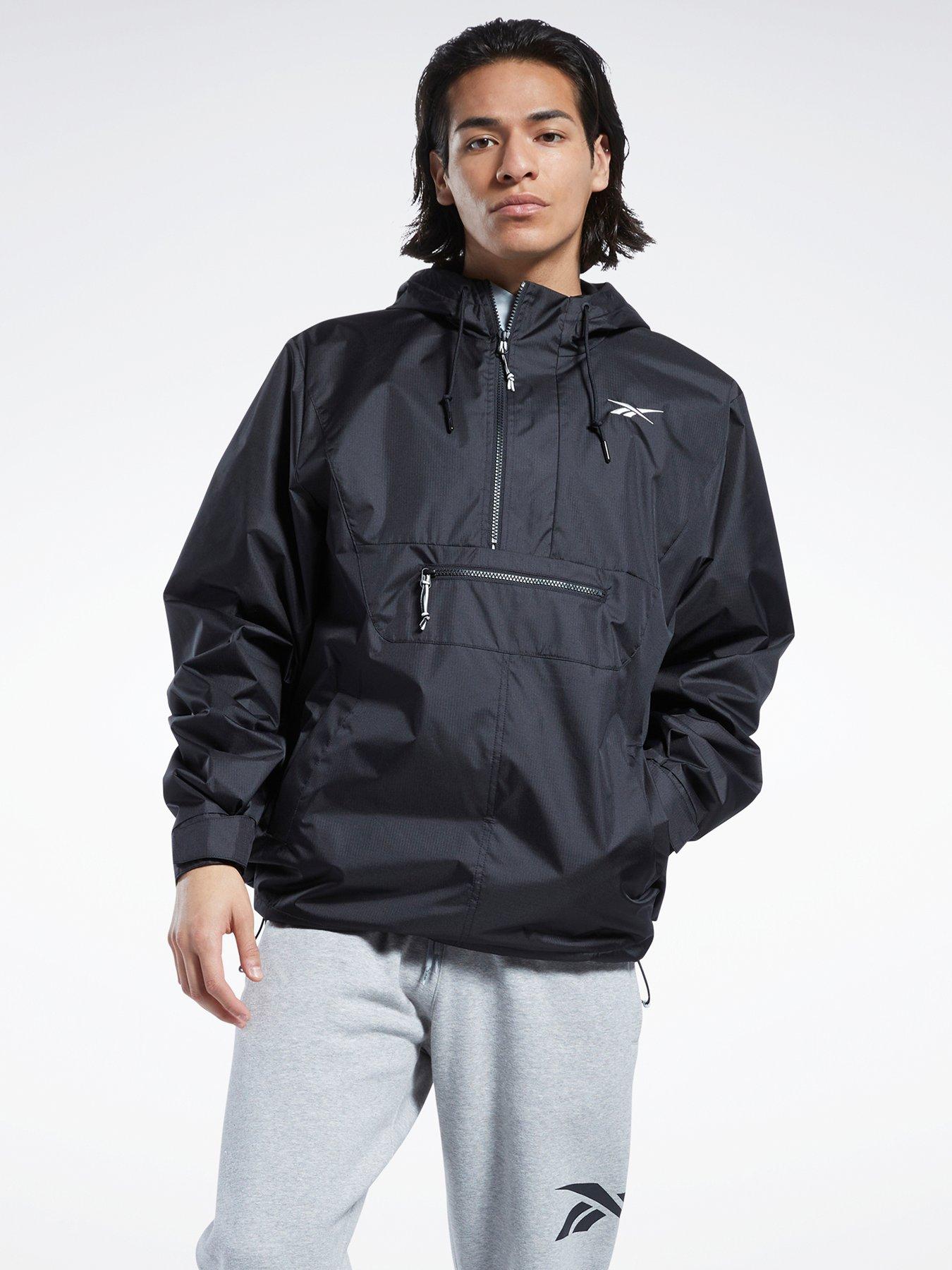 reebok rain jacket men's