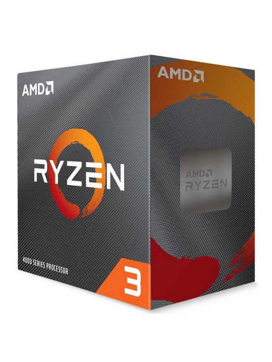 front image of amd-ryzen-3-4100-am4-ret-wraith-stealth