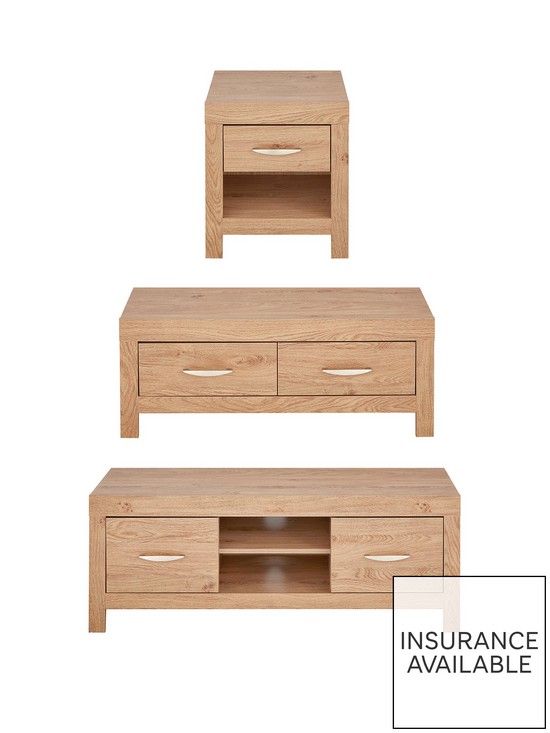 front image of very-home-clanford-3-piece-package-tv-unit-coffee-table-and-lamp-table-oak-effect