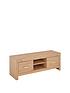  image of very-home-clanford-3-piece-package-tv-unit-coffee-table-and-lamp-table-oak-effect