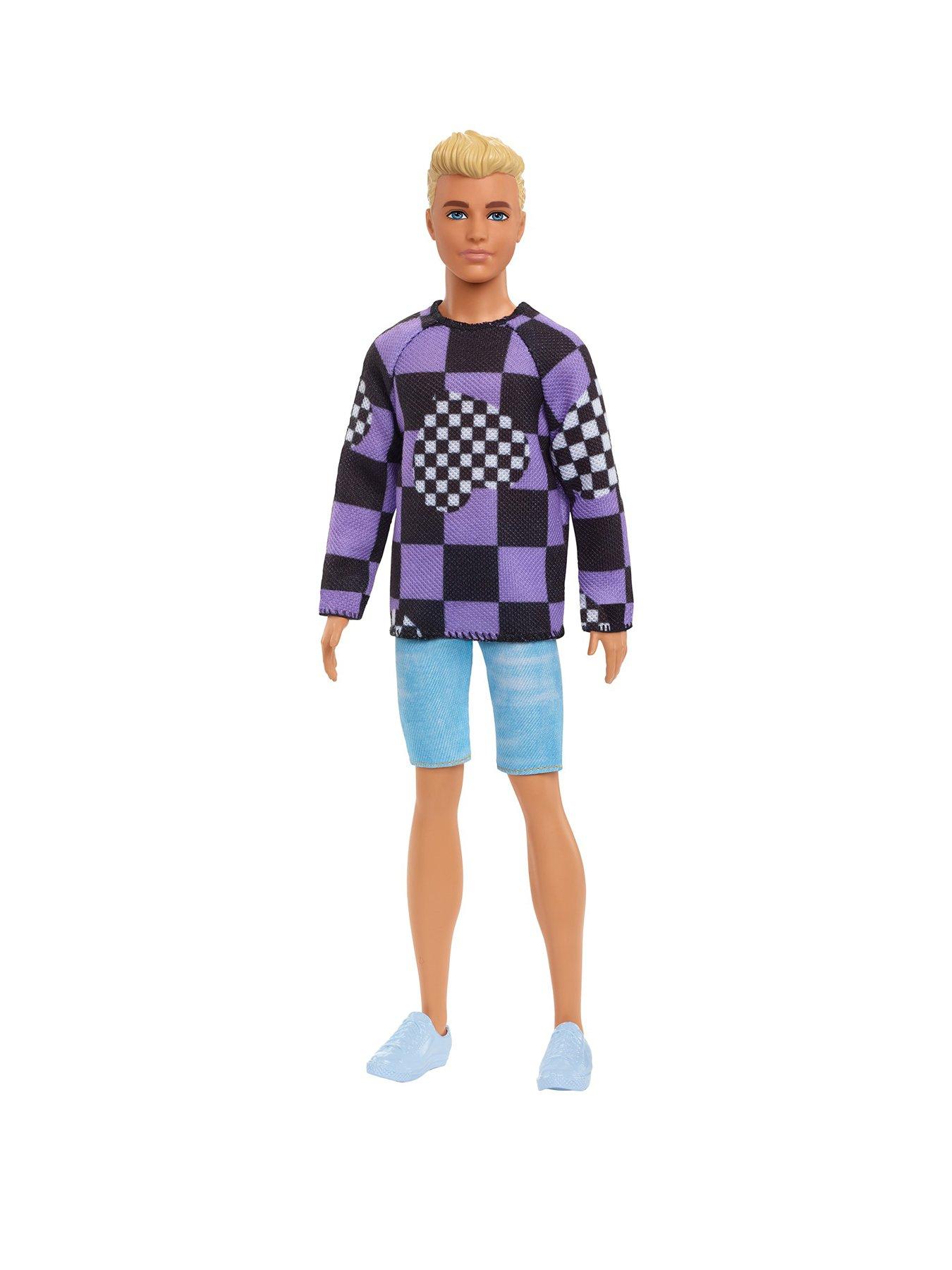 Barbie Ken Fashionista Doll 191 Checkered Hearts