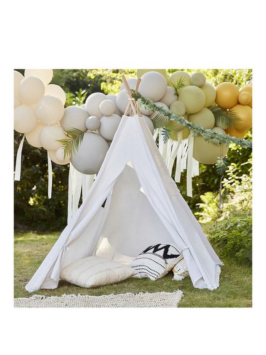 front image of ginger-ray-teepee-play-tent