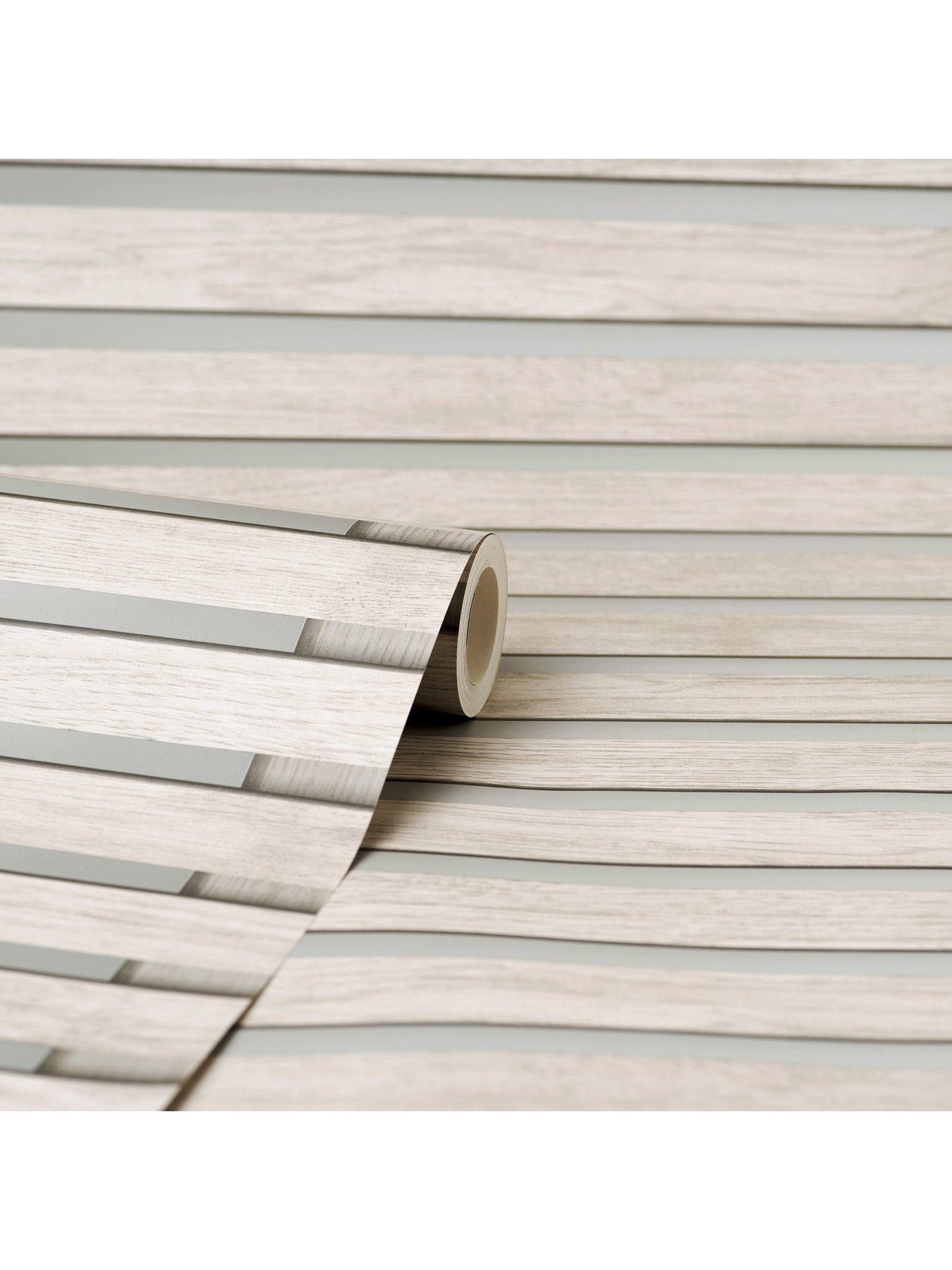  image of fine-decor-wood-slats-sidewall-wallpaper