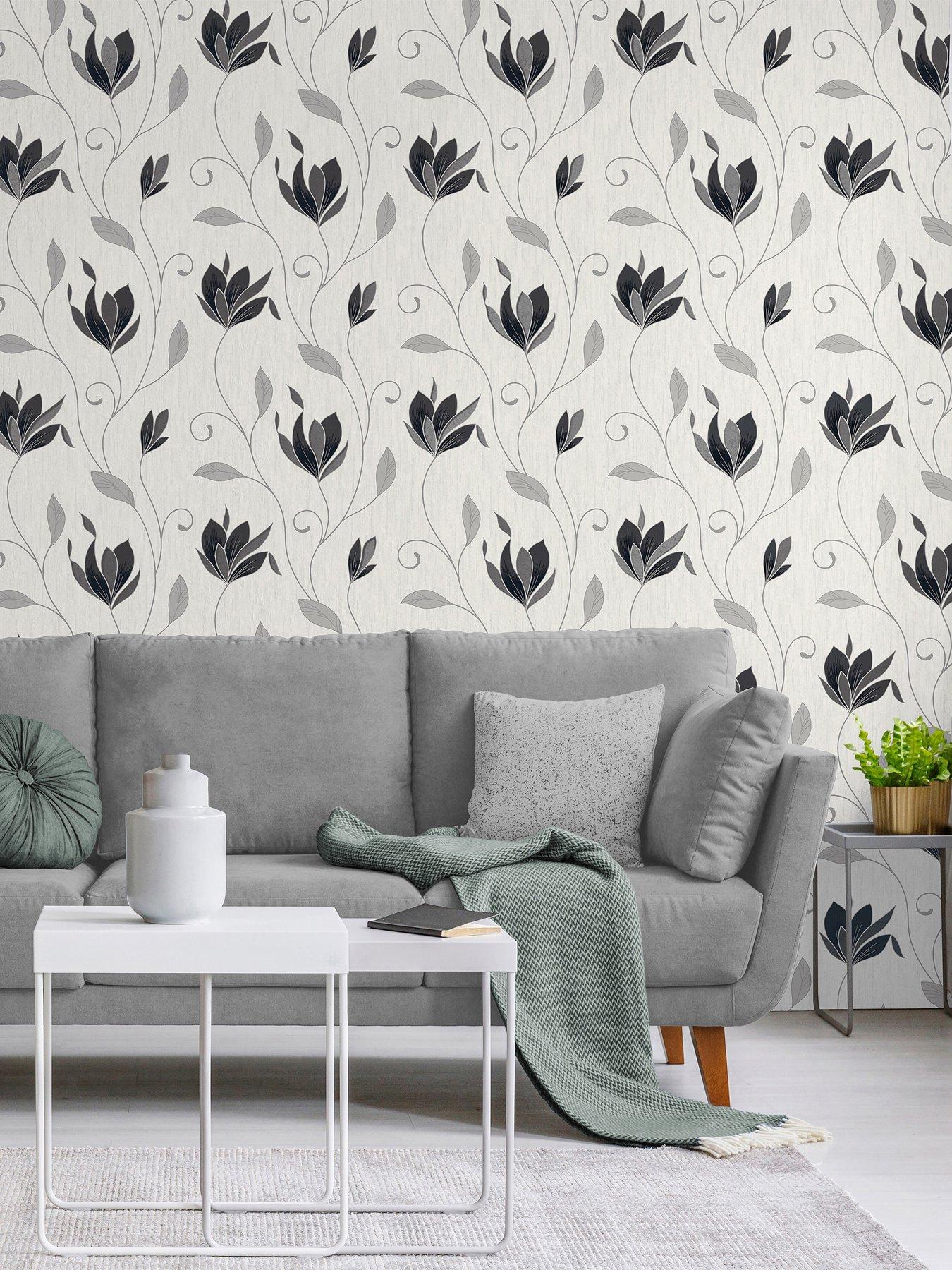undefined Synergy Floral Sidewall Wallpaper