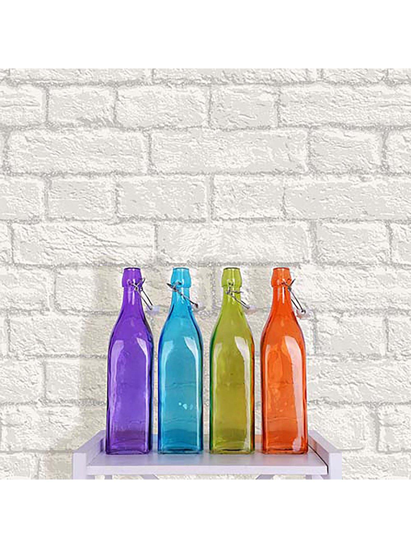 Crown Glitter Brick Wallpaper