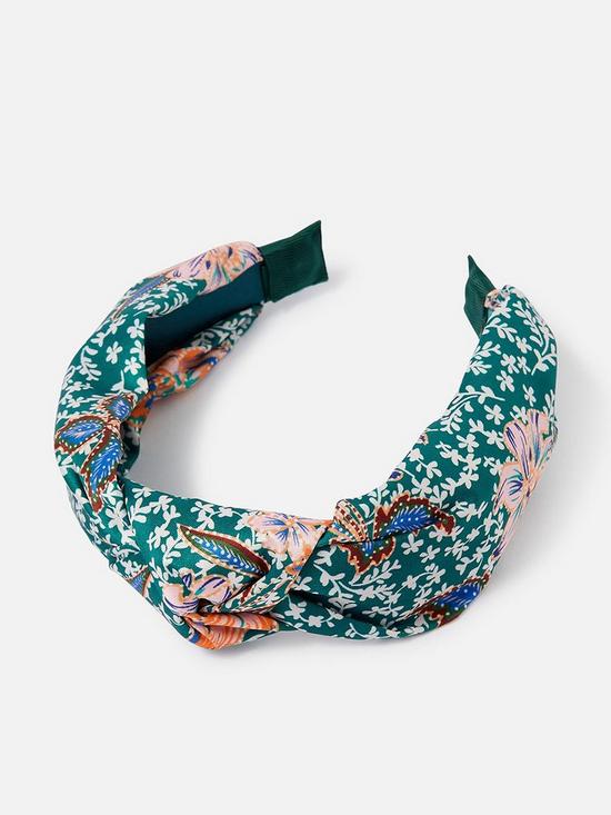 front image of accessorize-paisley-print-headband