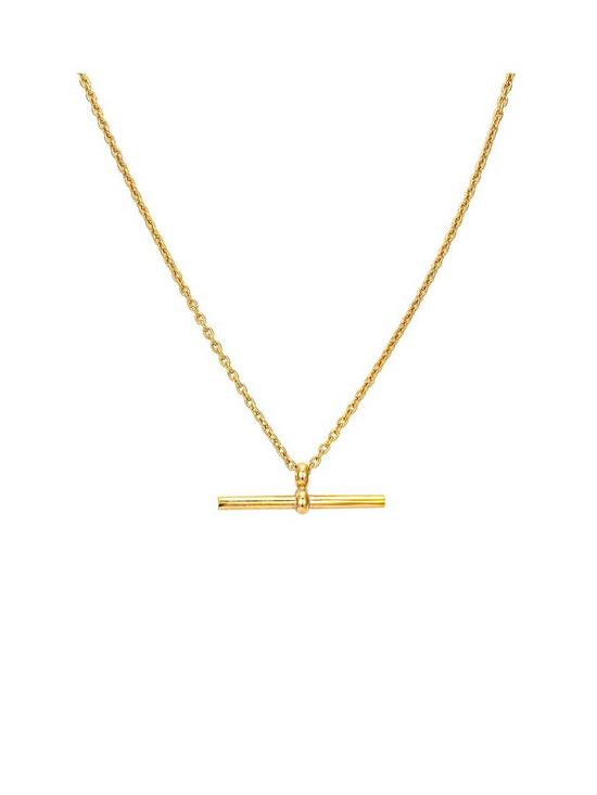 front image of seol-gold-18ct-gold-plated-sterling-silver-adjustable-t-bar-necklace