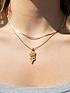  image of seol-gold-18ct-gold-plated-sterling-silver-adjustable-herringbone-chain