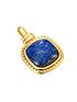  image of seol-gold-18ct-gold-plated-sterling-silver-lapis-lazuli-adjustable-necklace