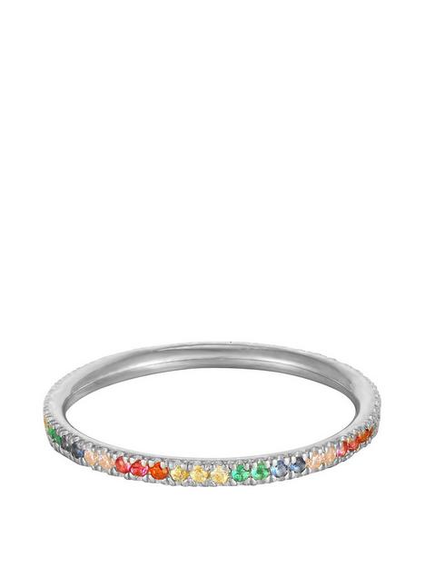 seol-gold-sterling-silver-rainbow-cubic-zirconia-eternity-ring