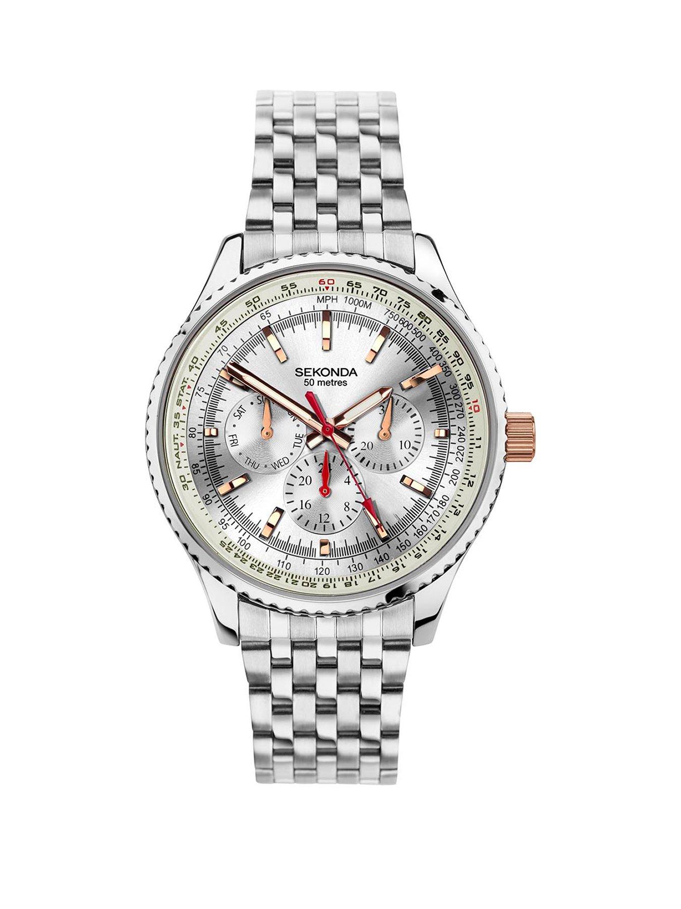 Sekonda stainless steel online watch