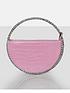  image of public-desire-the-alessia-circular-clutch-bag-baby-pink