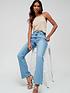  image of v-by-very-high-waist-bootcut-jean-mid-wash-blue