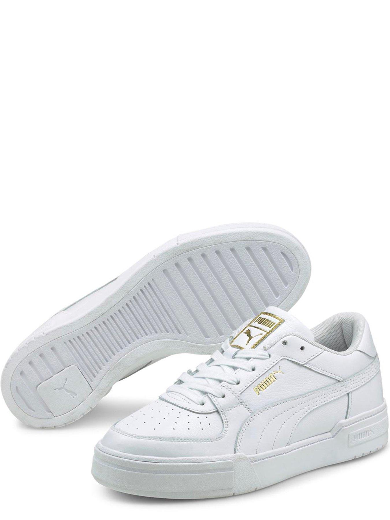 Puma ladies cheap white trainers