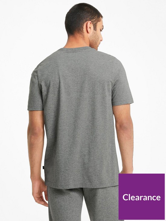 stillFront image of puma-plus-size-essential-t-shirt-grey