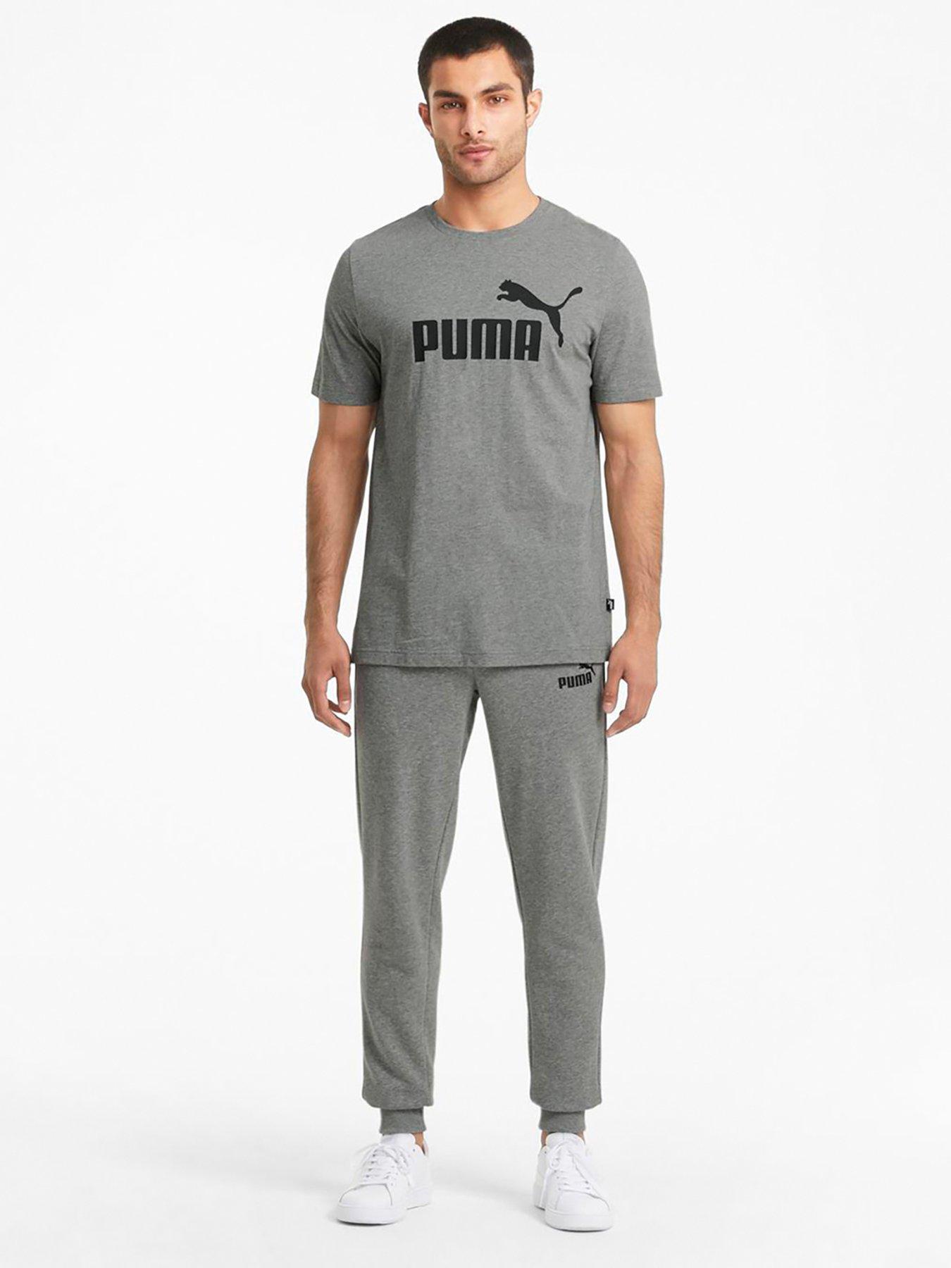  image of puma-plus-size-essential-t-shirt-grey