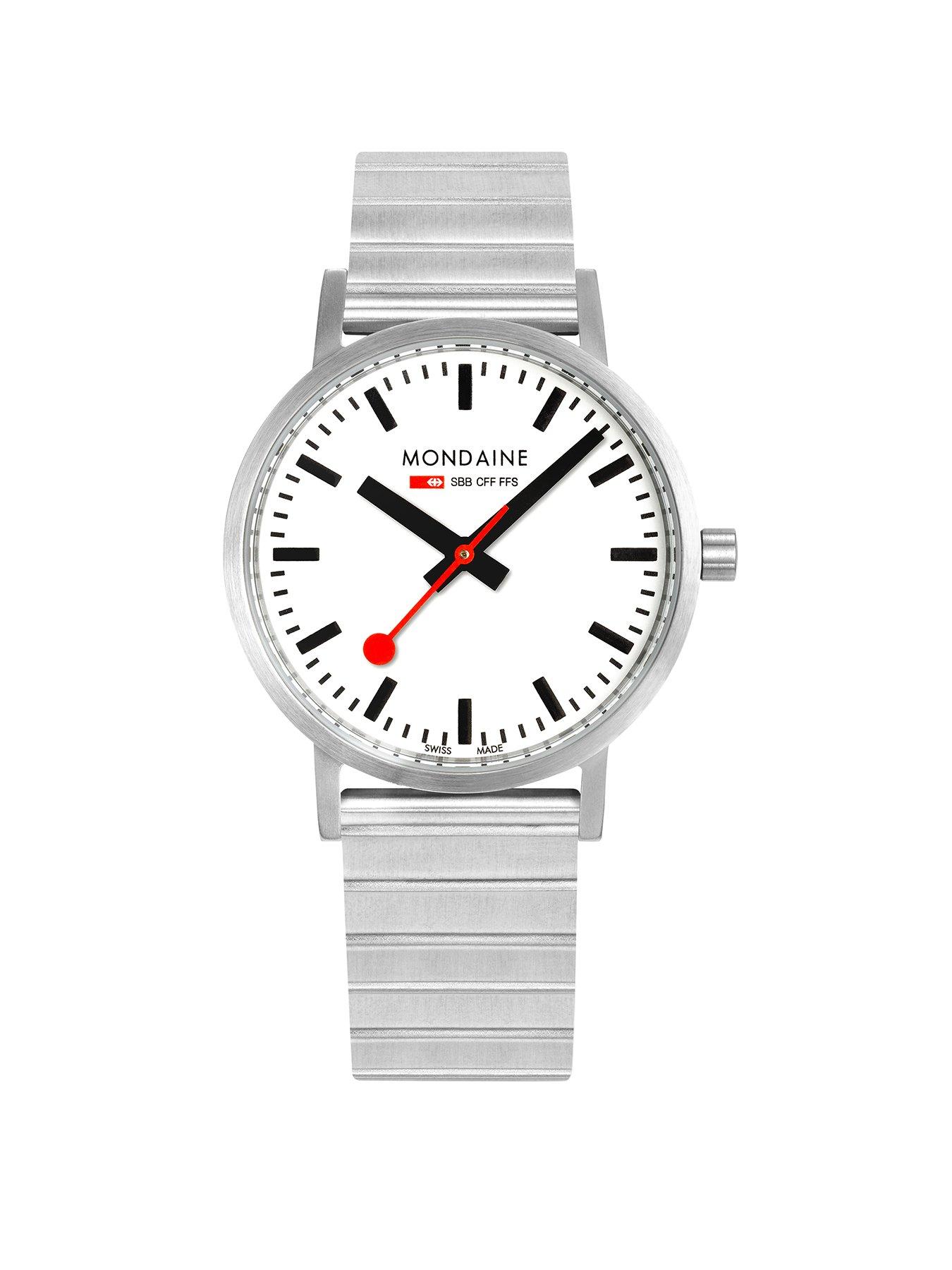 Mondaine Classic 40 Mm Stainless Steel Unisex Watch