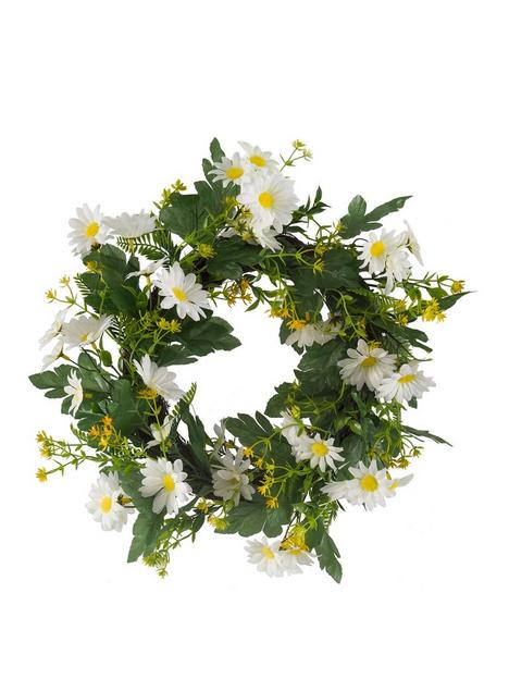 faux-dcor-by-smart-garden-products-daisy-whirl-artificial-plant-wreath