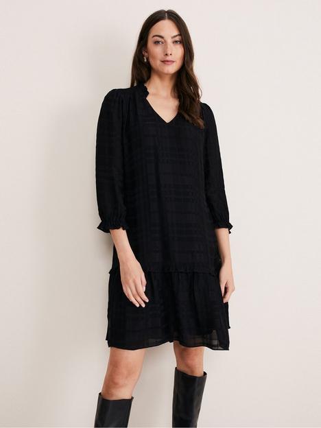 phase-eight-phase-8-tansy-swing-dress-black