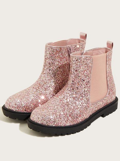 monsoon-girls-glitter-chelsea-boots-pink