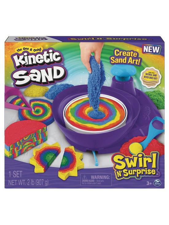 front image of kinetic-sand-swirl-n-surprise-4-colours-of-sand