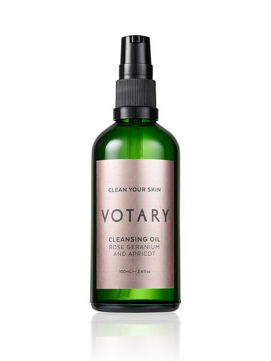 front image of votary-cleansing-oil-rose-geranium-amp-apricot