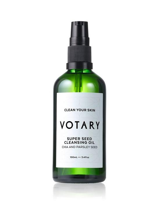 front image of votary-super-seed-cleansing-oil-chia-and-parsley-seed