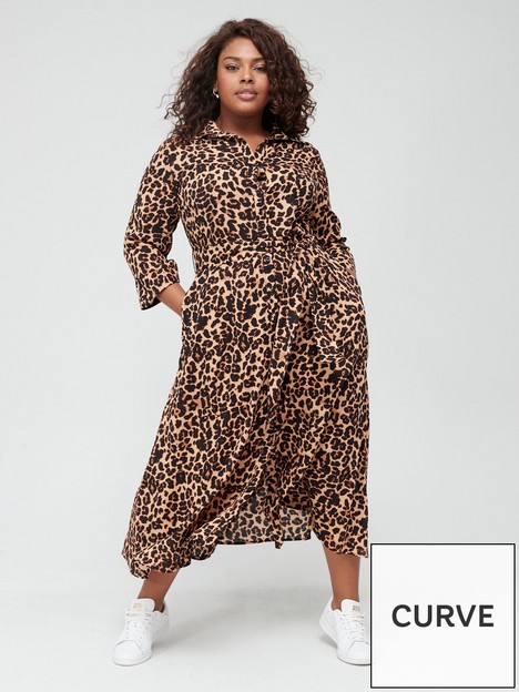 ax-paris-curve-leopard-print-midaxi-shirt-dress-brown