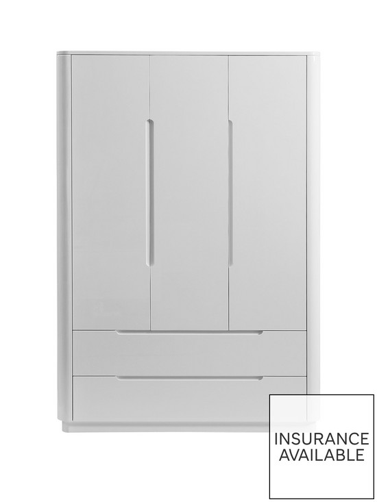 front image of very-home-gleam-glossnbsp3-door-2-drawer-wardrobe
