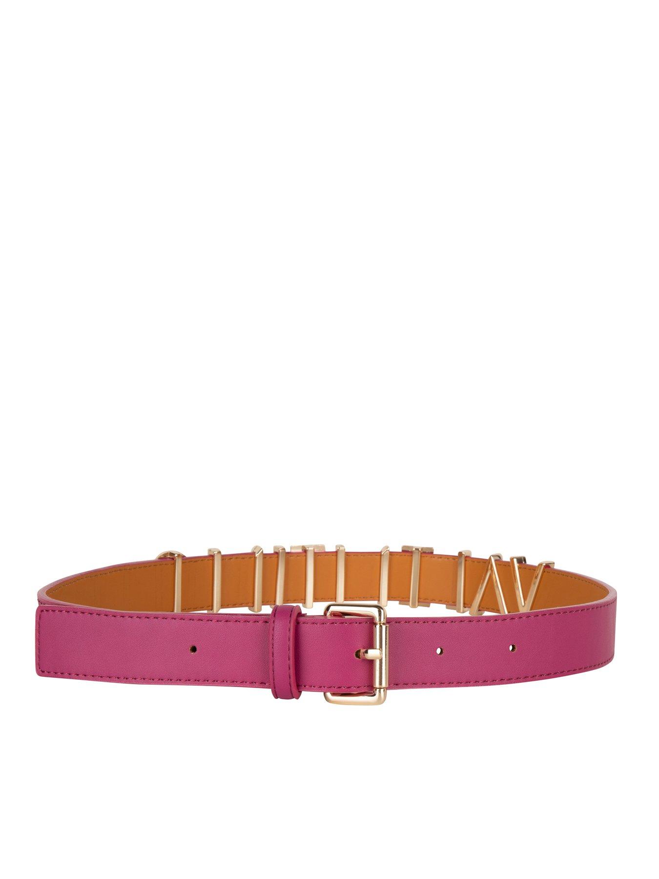  image of valentino-bags-emma-winter-thick-belt-orchidgold