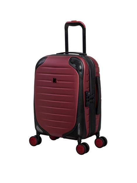 it-luggage-lineal-red-cabin-expandable-hardshell-8-wheel-suitcase