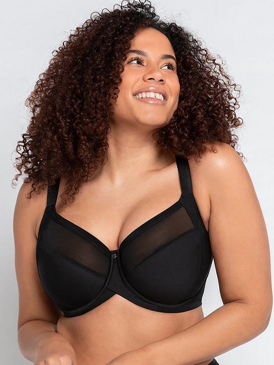 front image of curvy-kate-everyday-wonderfully-bra-black
