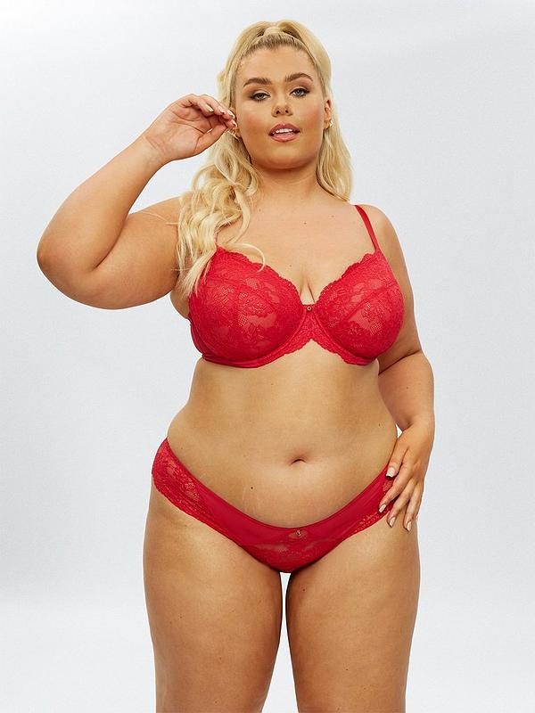 Sexy Lace Planet Fuller Bust Non Pad Red