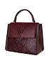  image of valentino-bags-peri-large-satchel-cross-body-bag-burgundy