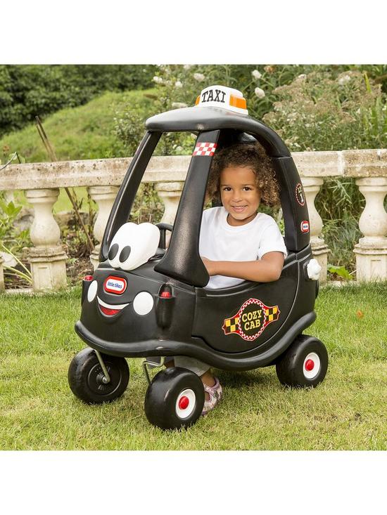 front image of little-tikes-cozy-coupe-black-cab