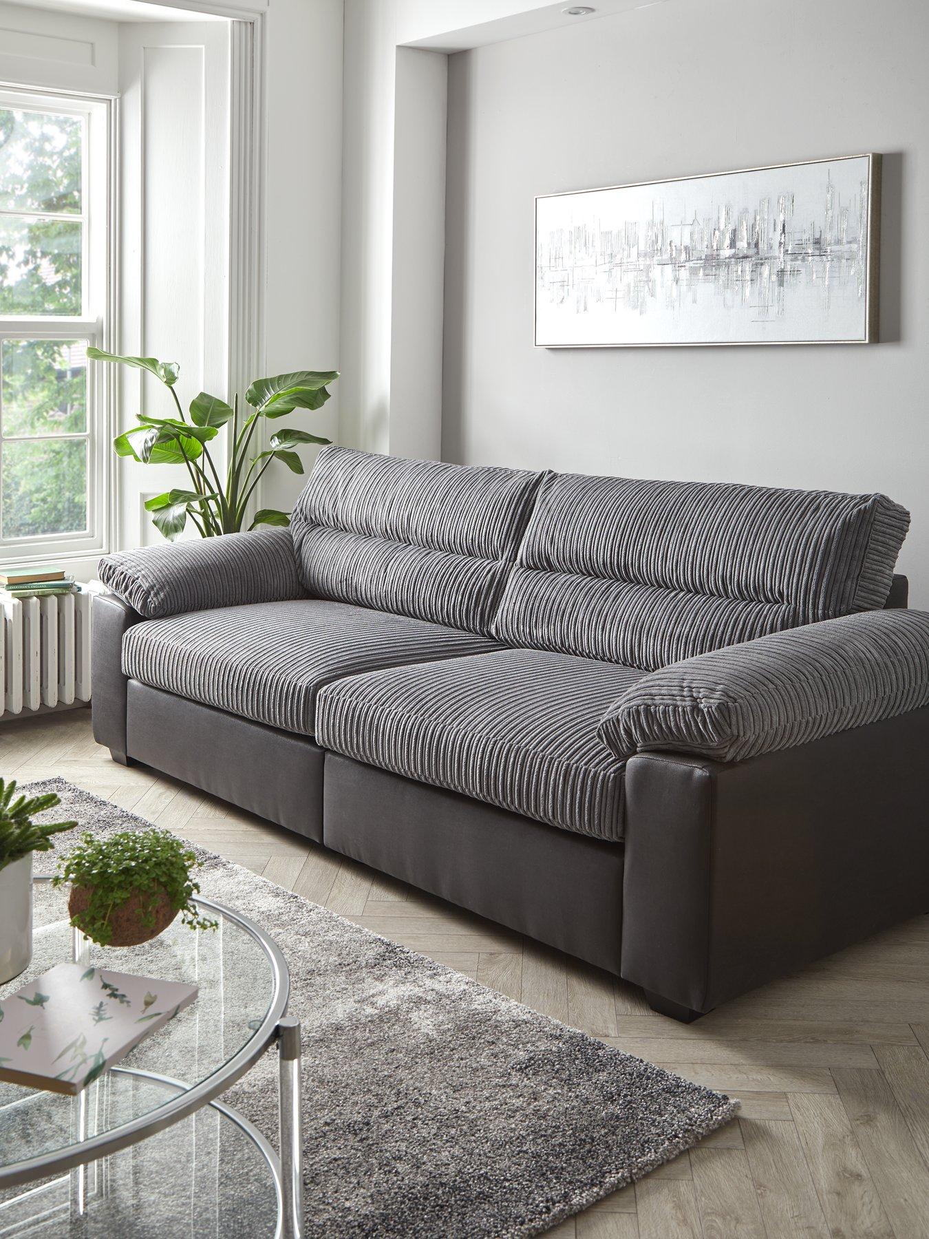 Image 1 of 6 of The Very Collection Armstrong&nbsp;4 Seater Sofa - Grey